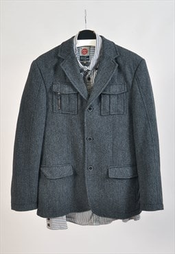 Vintage 00s tweed blazer jacket