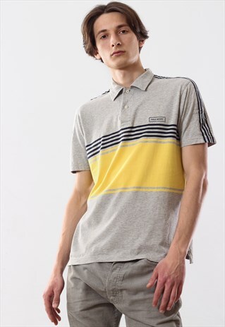 VINTAGE POLO SPORT RALPH LAUREN 90S YELLOW GREY