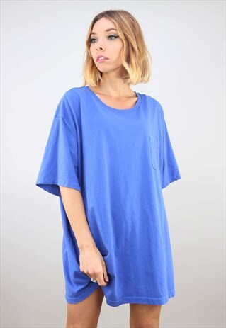 VINTAGE OVERSIZED BLUE RALPH LAUREN T-SHIRT