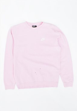 Vintage 90's Nike Sweatshirt Jumper Pink