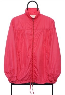 Vintage Vale V Pink Windbreaker Jacket Womens