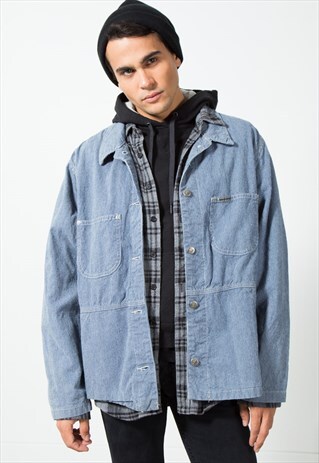 VINTAGE 80S CLASSIC LEE BASIC DENIM JACKET / S1646