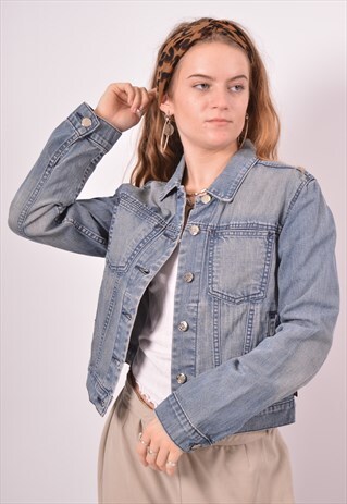 VINTAGE POLO RALPH LAUREN DENIM JACKET BLUE