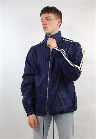 VINTAGE ADIDAS 90'S LIGHT NAVY SPORTS JACKET