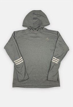 Adidas grey athletic hoodie womens size L