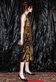 VINTAGE Y2K SEXY NEW YEARS PARTY SEQUIN JUMPSUIT IN GOLD