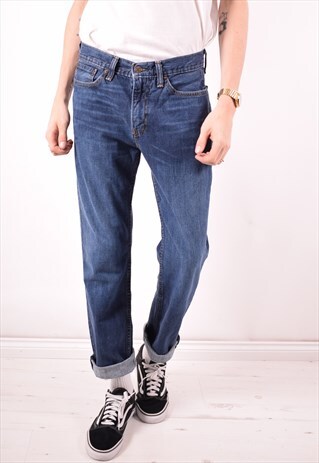 LEVI'S 514 MENS VINTAGE JEANS W31 L30 BLUE 90S