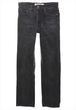 Vintage Black Levi's Straight-Fit 505 Jeans - W31 L34