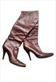 DKNY 90S LEATHER KNEE HIGH BOOTS IN 