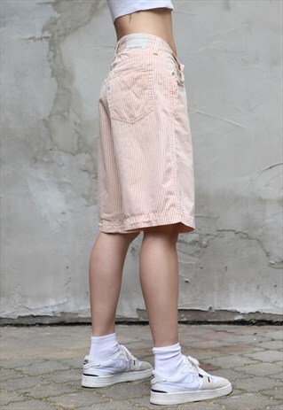 VINTAGE 90'S NINO CERRUTI 1881 STRIPED SHORTS