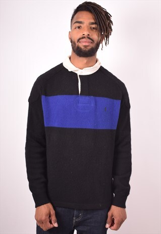 POLO RALPH LAUREN MENS VINTAGE JUMPER SWEATER LARGE 90S
