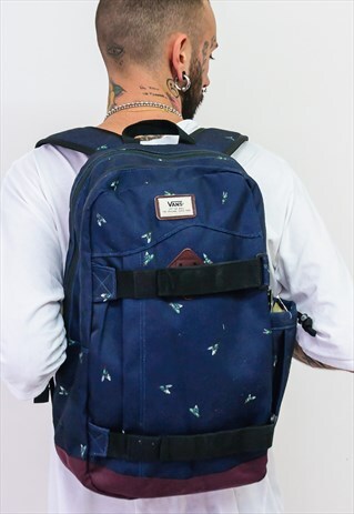 VANS RUCKSACK BACK PACK BAG DARK BLUE
