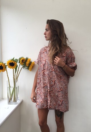 CRAZY PATTERN OVERSIZED RETRO VINTAGE UNISEX FESTIVAL SHIRT