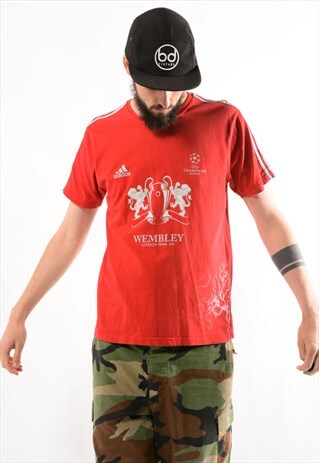 VINTAGE ADIDAS UEFA TEE SHIRT.