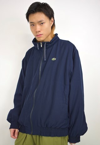 VINTAGE 90S LACOSTE NAVY BLUE JACKET