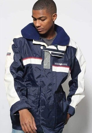 VINTAGE HENRI LLOYD MARINE JACKET BLUE