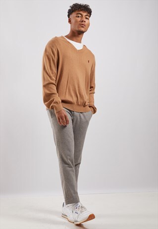 VINTAGE RALPH LAUREN V-NECK JUMPER