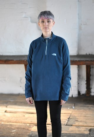 VINTAGE THE NORTH FACE 1/4 ZIP WINDSTOPPER FLEECE JACKET
