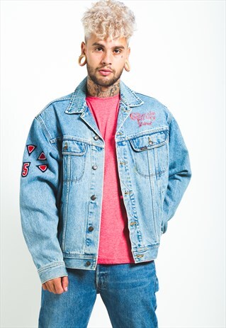 VINTAGE 80S ORIGINAL LEE BASIC DENIM JACKET / S6740