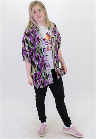 VINTAGE FESTIVAL PATTERN SHIRT