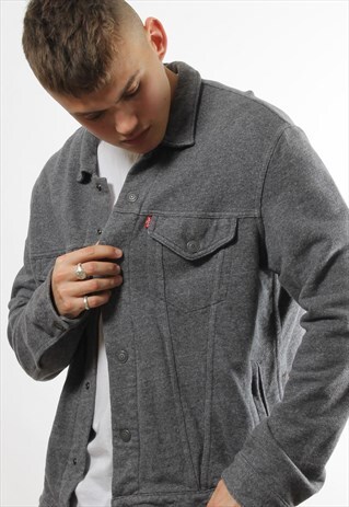 VINTAGE LEVI'S GREY OVER SHIRT JACKET