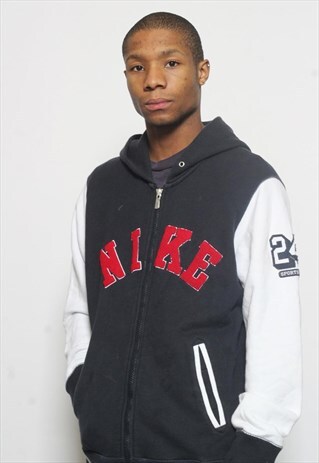 VINTAGE NIKE LOGO HOODIE BLACK