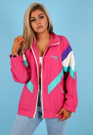 VINTAGE SHELL JACKET IN MULTI NJ486