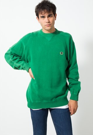 VINTAGE 80S TOMMY HILFIGER KNIT JUMPER / S642