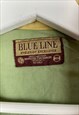 VINTAGE BLUELINE 90S JACKET WITH SHOULDER PAD IN YELLOW L