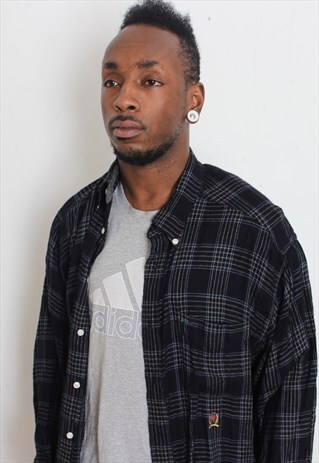 VINTAGE TOMMY HILFIGER FLANNEL SHIRT LARGE