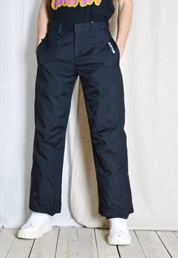 Y2K Unisex Black Winter Pants