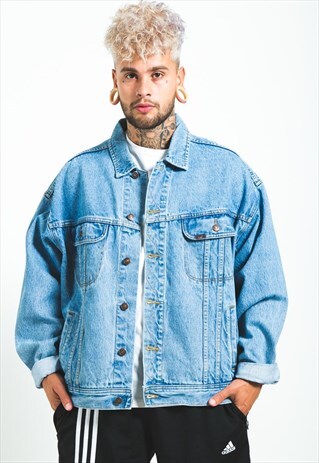 VINTAGE 80S ORIGINAL LEE BASIC DENIM JACKET / S6711