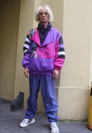 VINTAGE 90' OLDSCHOOL COOL UNISEX ANORAK JACKET