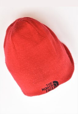 Vintage 90's The North Face Beanie Hat Red