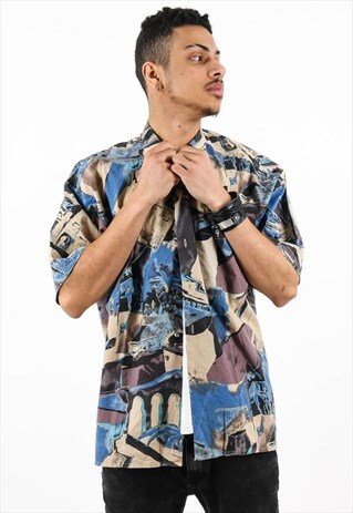 VINTAGE PATTERNED SHIRT PSAW515D