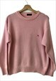 Pink vintage Burberry wool sweater. Size M