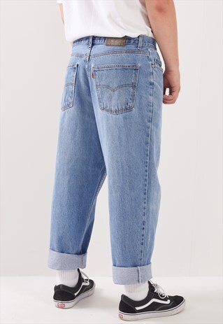 VINTAGE LEVI'S 726 STRAIGHT LEG DENIM JEANS