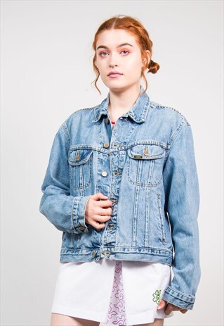 VINTAGE FADED DENIM LEE JACKET