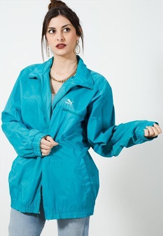 ON SALE VINTAGE 90S PUMA RAINCOAT JACKET / S3250