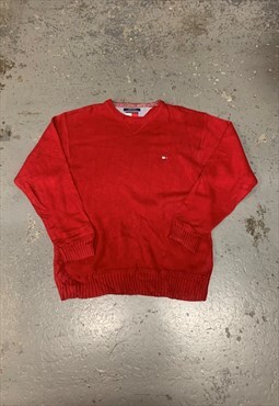Vintage Tommy Hilfiger Knitted Jumper Sweater with Logo