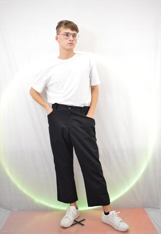 VINTAGE BLACK TROUSERS