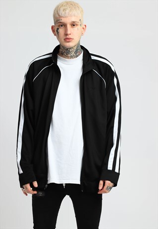 VINTAGE CHAMPION TRACK JACKET BLACK