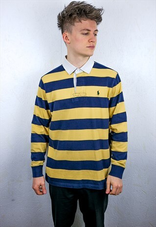 VINTAGE RALPH LAUREN RUGBY POLO SHIRT