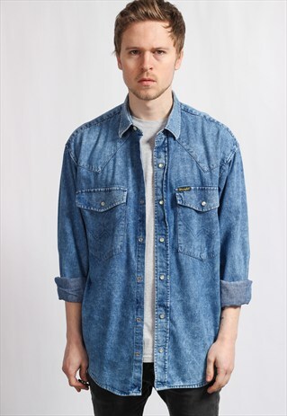 VINTAGE WRANGLER DENIM SHIRT