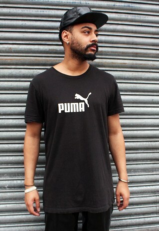 VINTAGE BLACK PUMA T-SHIRT