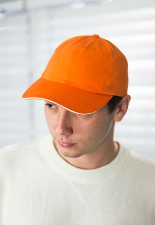 VINTAGE PLAIN BASEBALL CAP 90S X 2.8