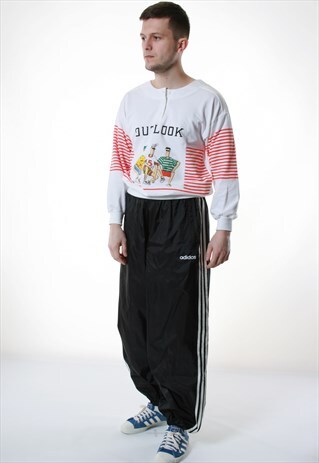 90S VTG RARE ADIDAS SPORT TROUSERS 13501