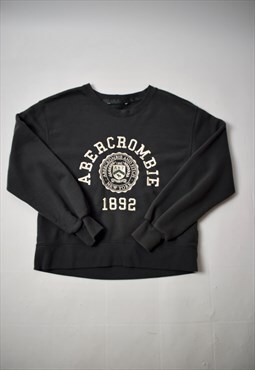 Vintage 90s Abercrombie & Fitch Grey Jumper