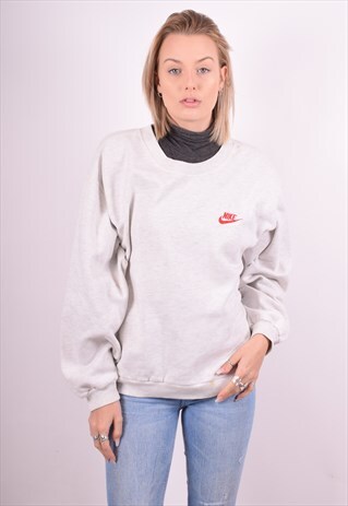 NIKE WOMENS VINTAGE SWEATSHIRT JUMPER XXL GREY 90S