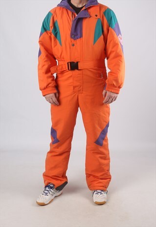 VINTAGE SERGIO TACCHINI FULL SKI SUIT SNOW M 38 - 40" (9DR)